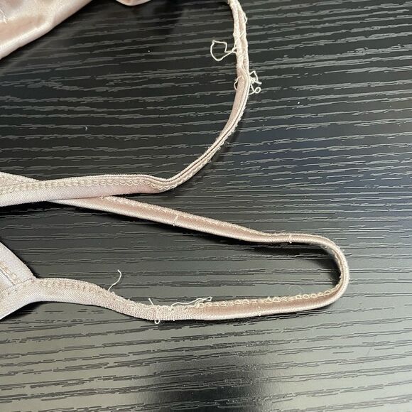 Melody Champagne Lace Hem Slip, size Large - Picture 8 of 12